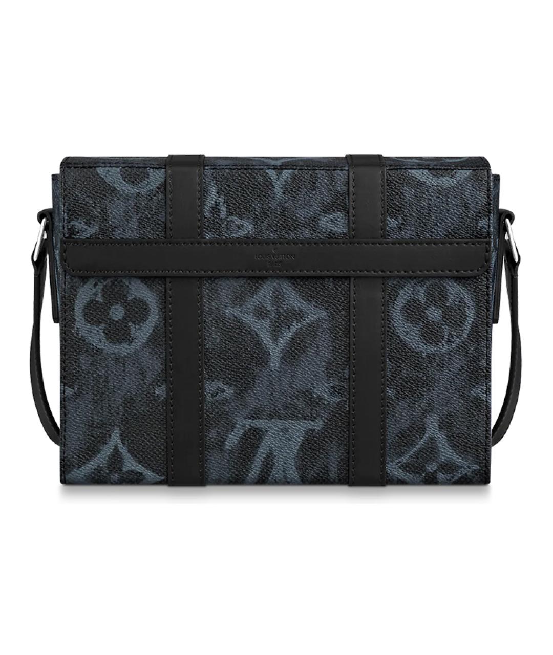 LOUIS VUITTON Темно-синяя сумка на плечо, фото 3