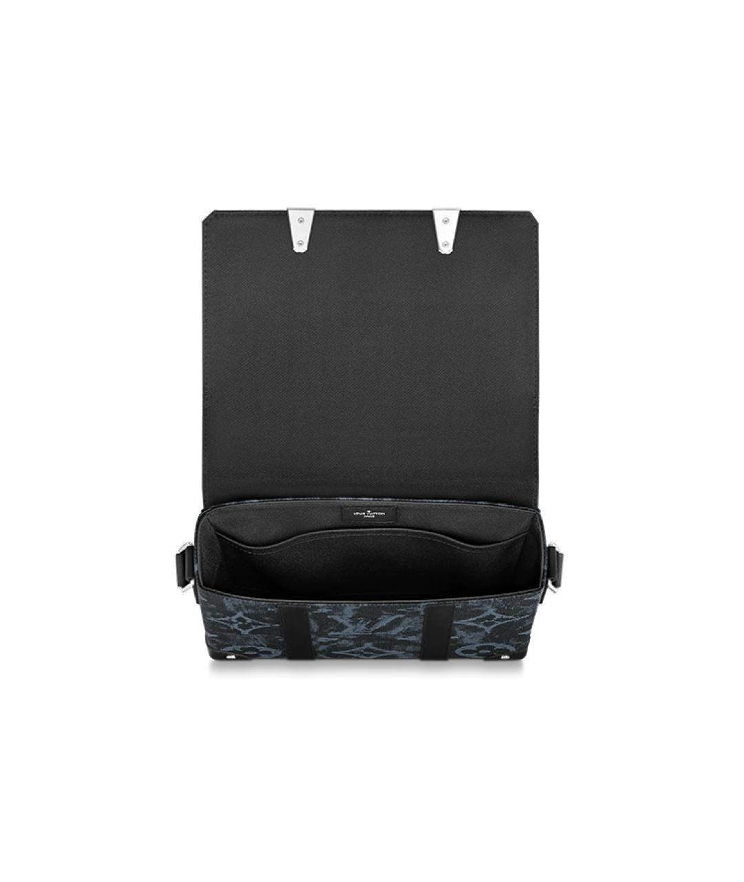 LOUIS VUITTON Темно-синяя сумка на плечо, фото 4