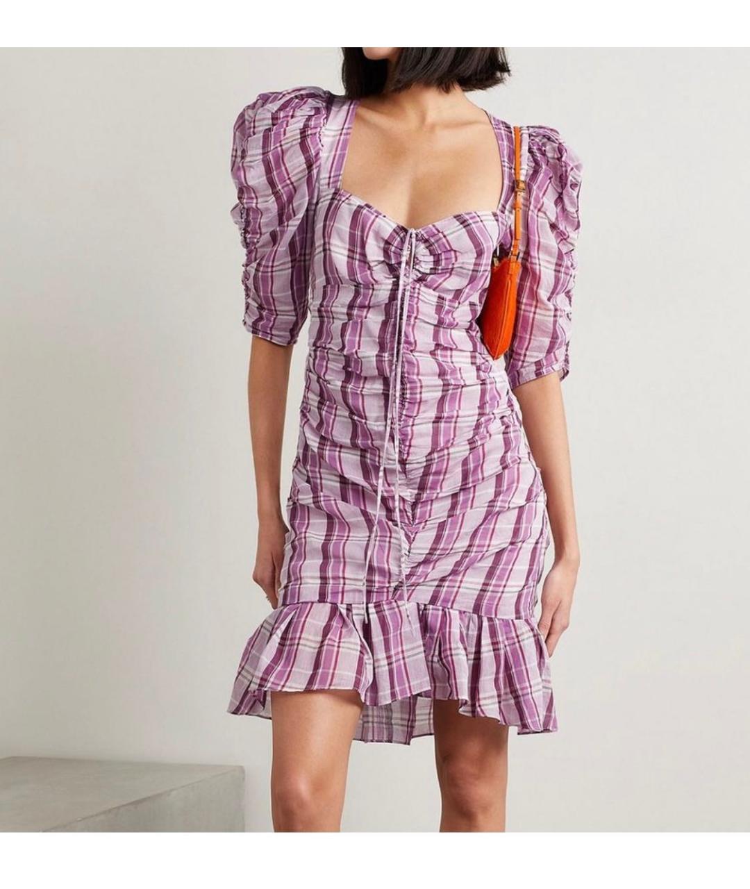 ISABEL MARANT Розовое хлопковое повседневное платье, фото 2