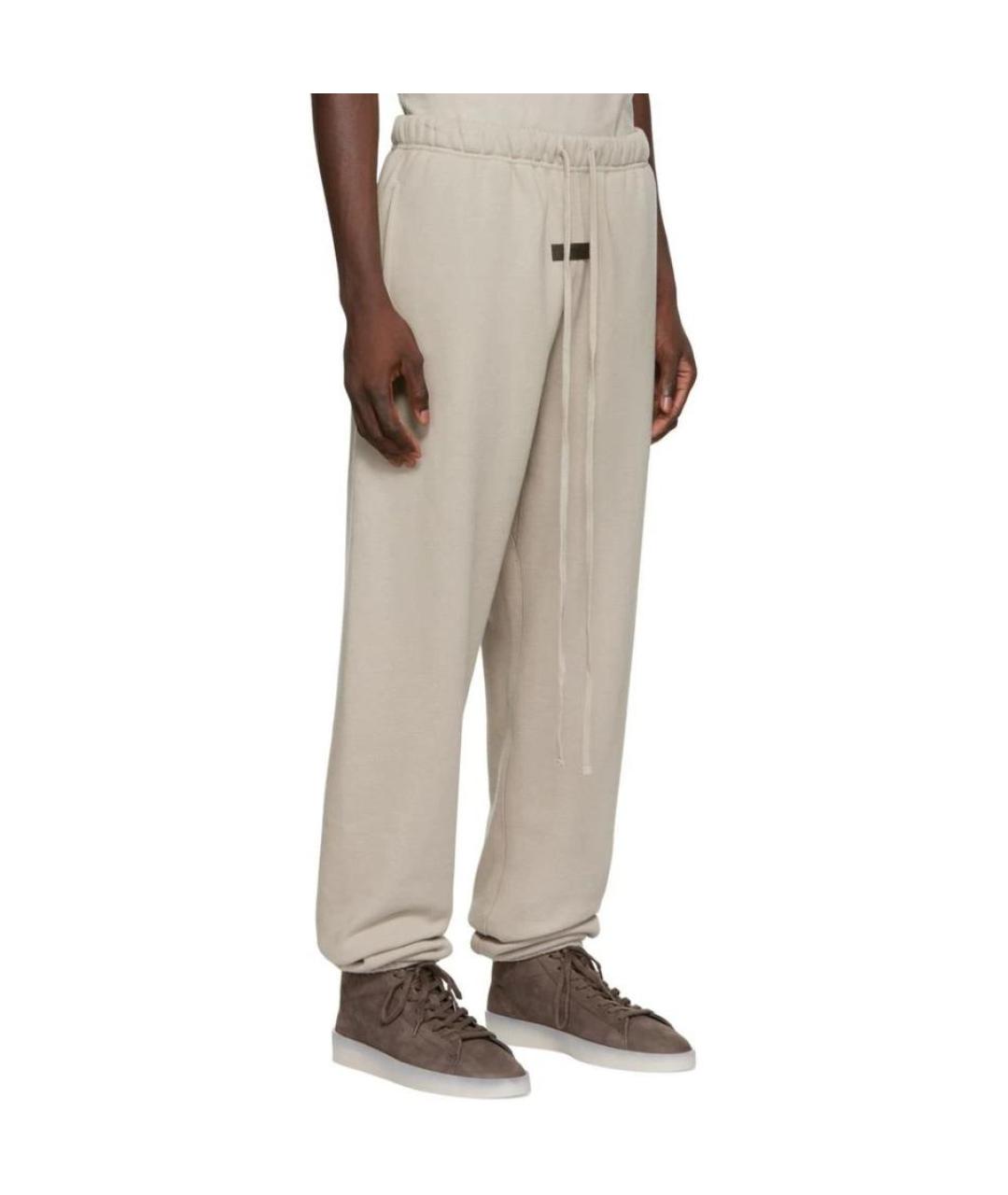 FEAR OF GOD ESSENTIALS Серые хлопковые повседневные брюки, фото 4