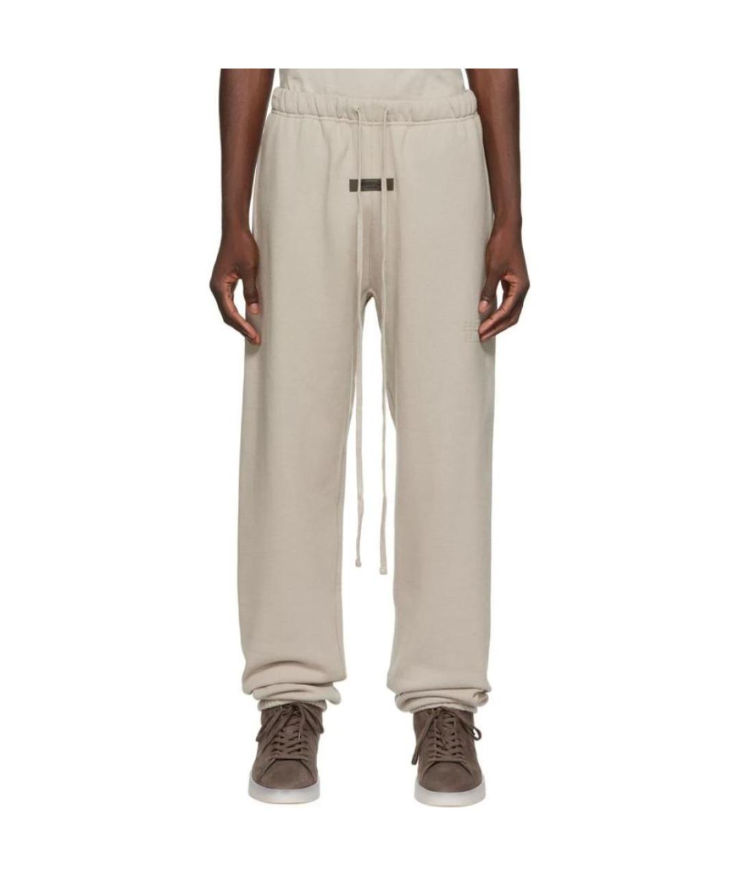 FEAR OF GOD ESSENTIALS Серые хлопковые повседневные брюки, фото 3