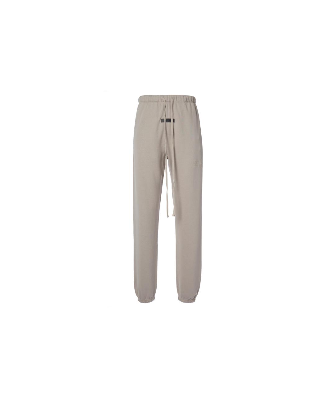 FEAR OF GOD ESSENTIALS Серые хлопковые повседневные брюки, фото 1