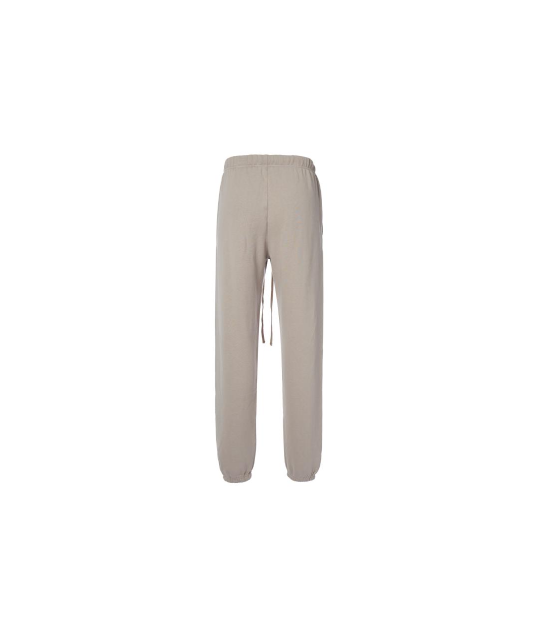 FEAR OF GOD ESSENTIALS Серые хлопковые повседневные брюки, фото 2