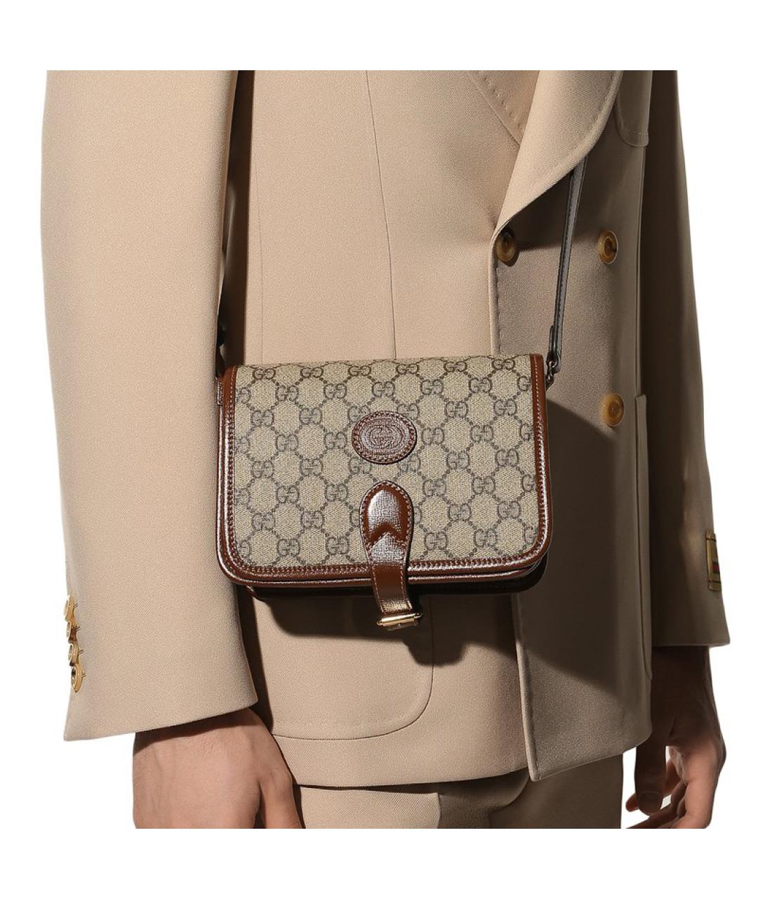 GUCCI Бежевая сумка через плечо, фото 7