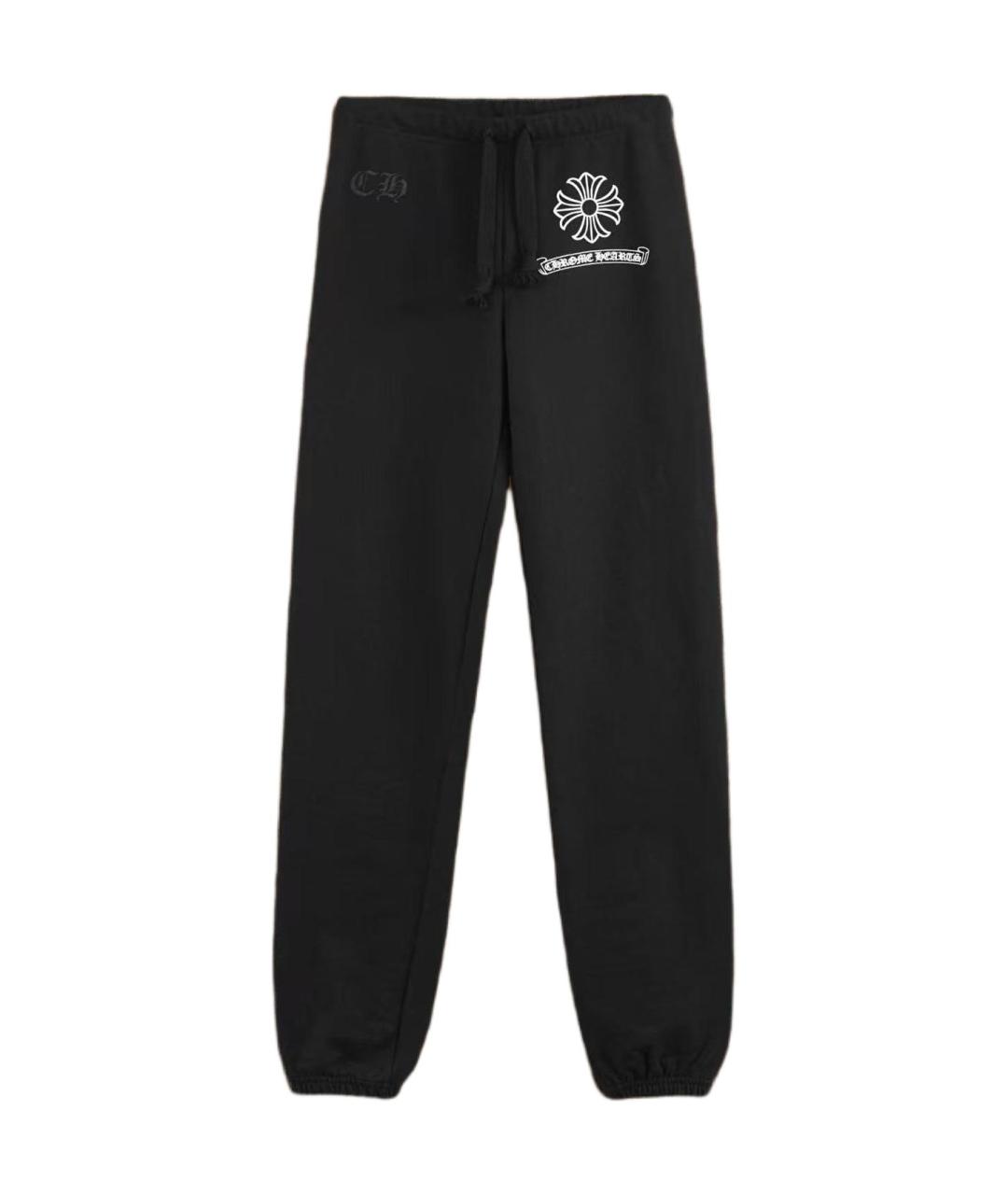 CHROME HEARTS Черные повседневные брюки, фото 1