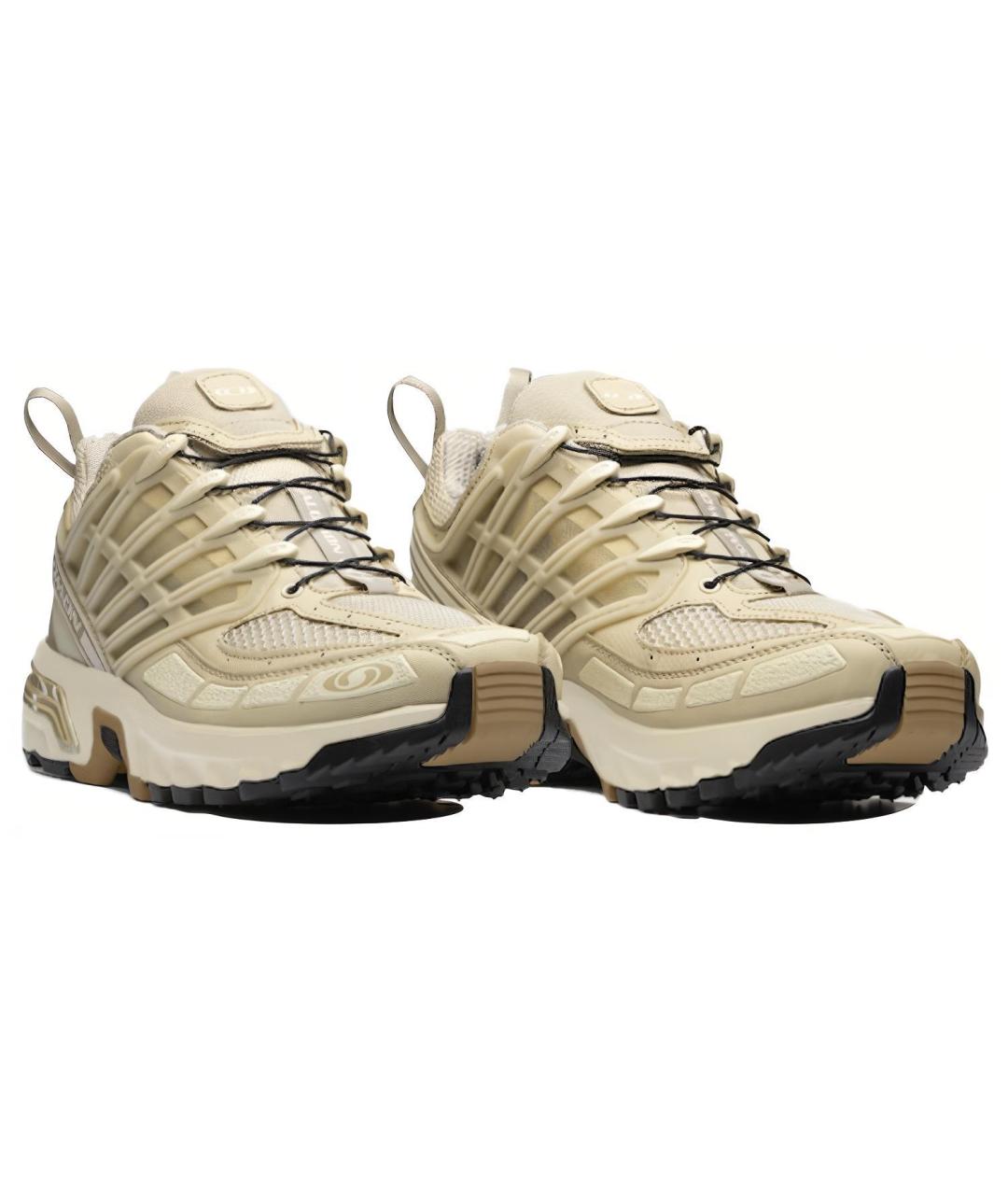 SALOMON Бежевые кроссовки, фото 3