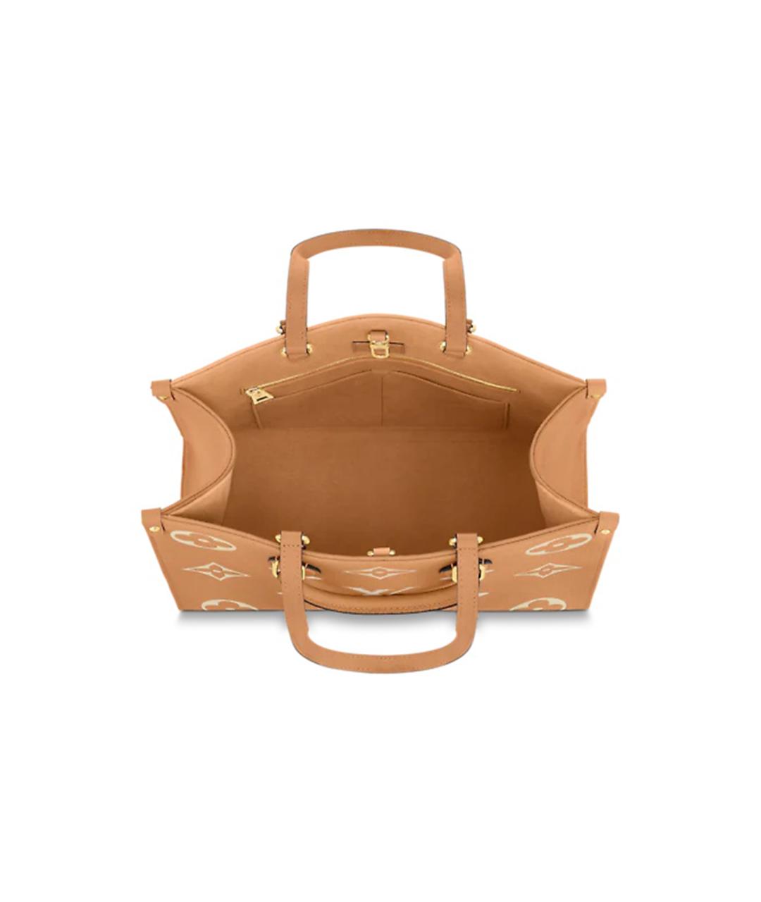 LOUIS VUITTON Бежевая сумка тоут, фото 4