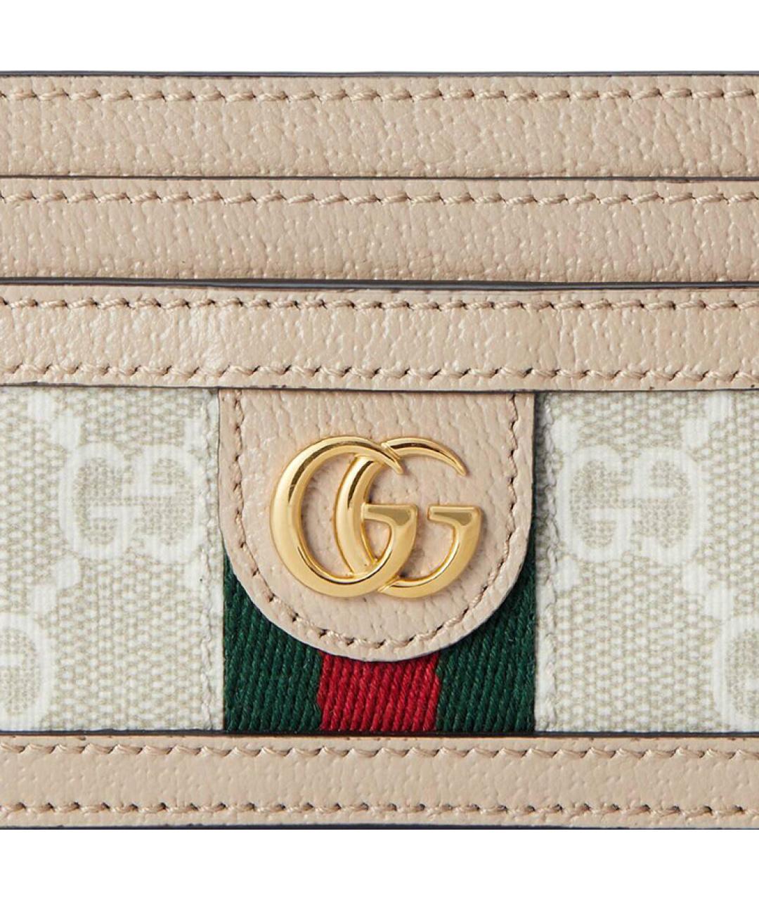 GUCCI Бежевый кардхолдер, фото 5