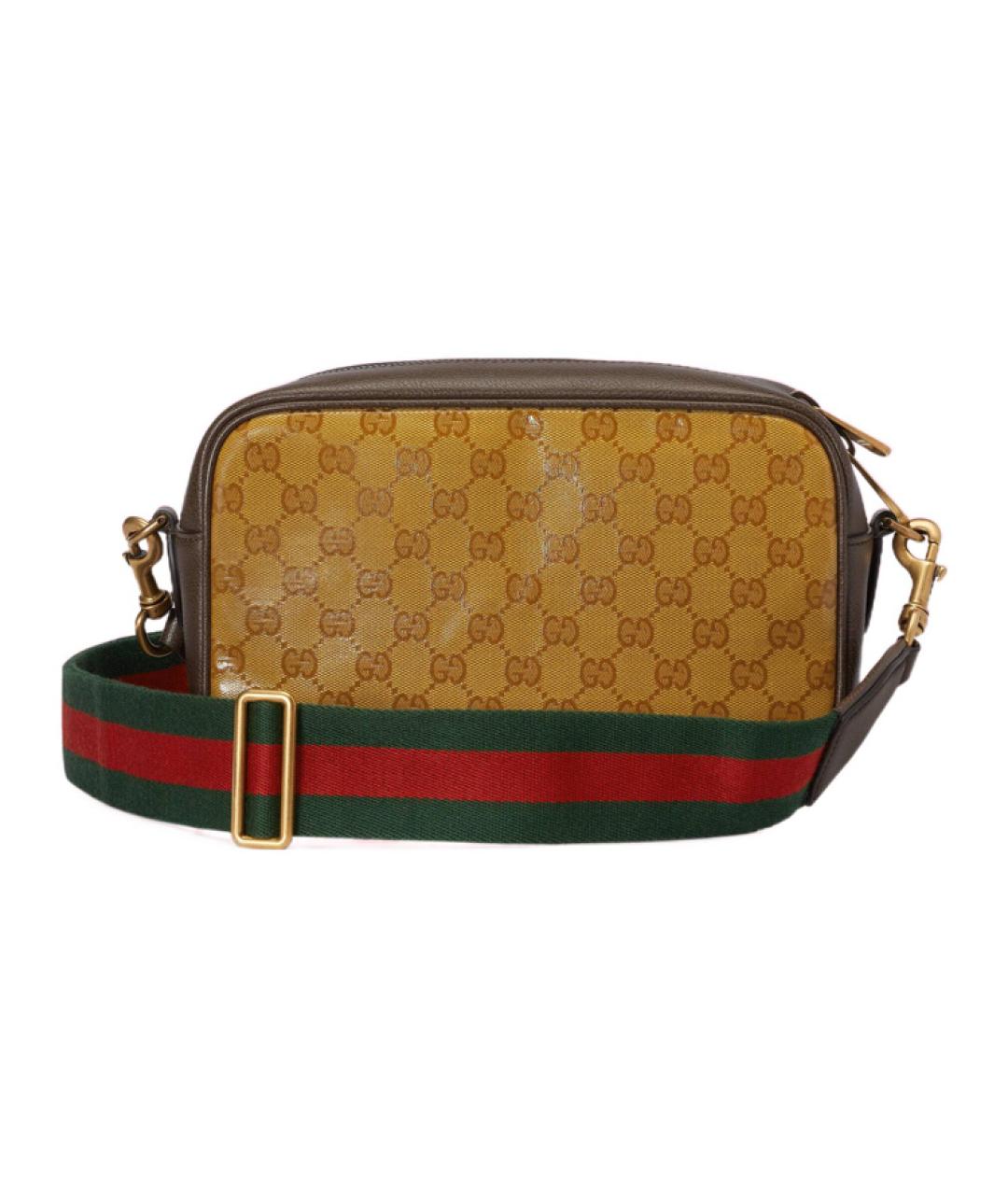 GUCCI Желтая сумка на плечо, фото 3