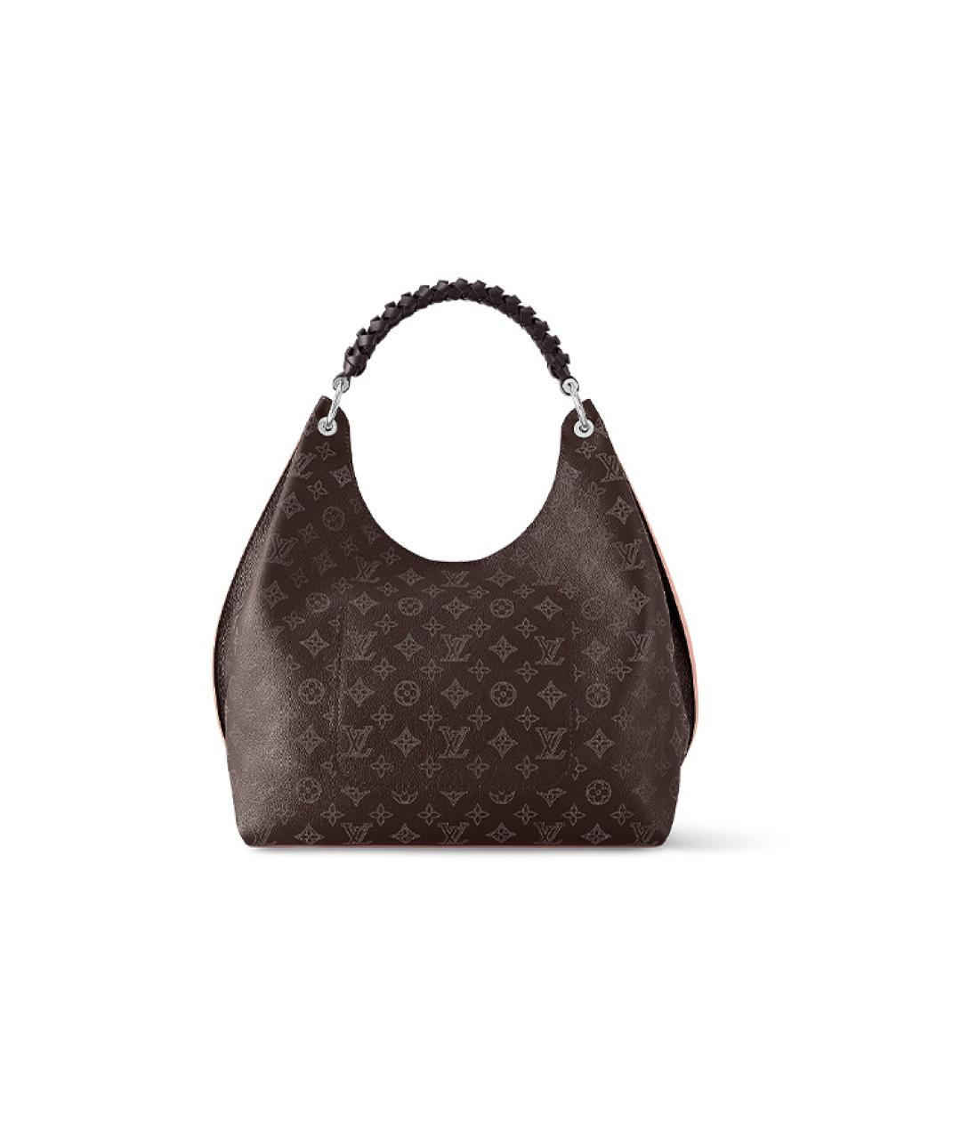 LOUIS VUITTON Коричневая сумка с короткими ручками, фото 3