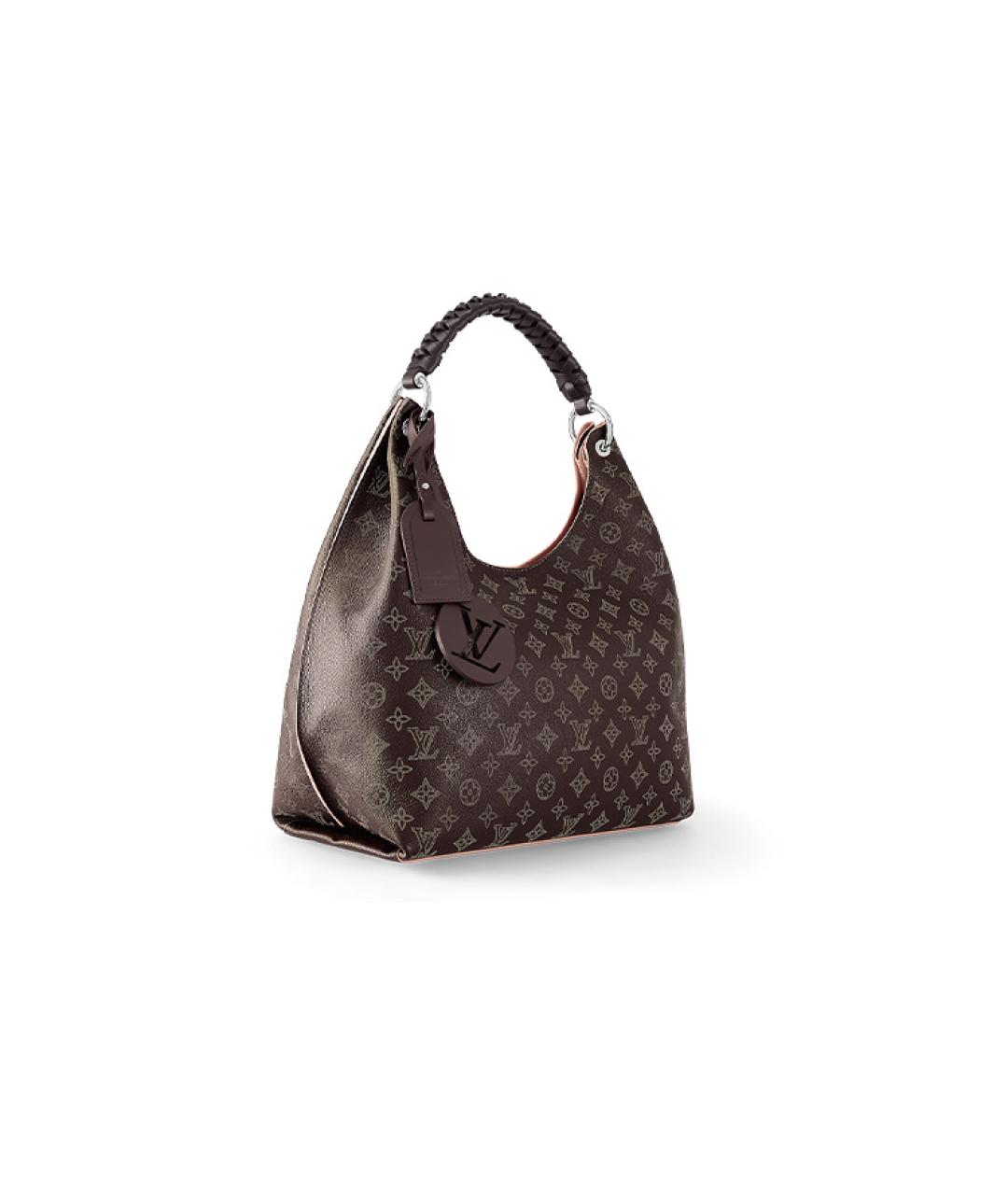 LOUIS VUITTON Коричневая сумка с короткими ручками, фото 2