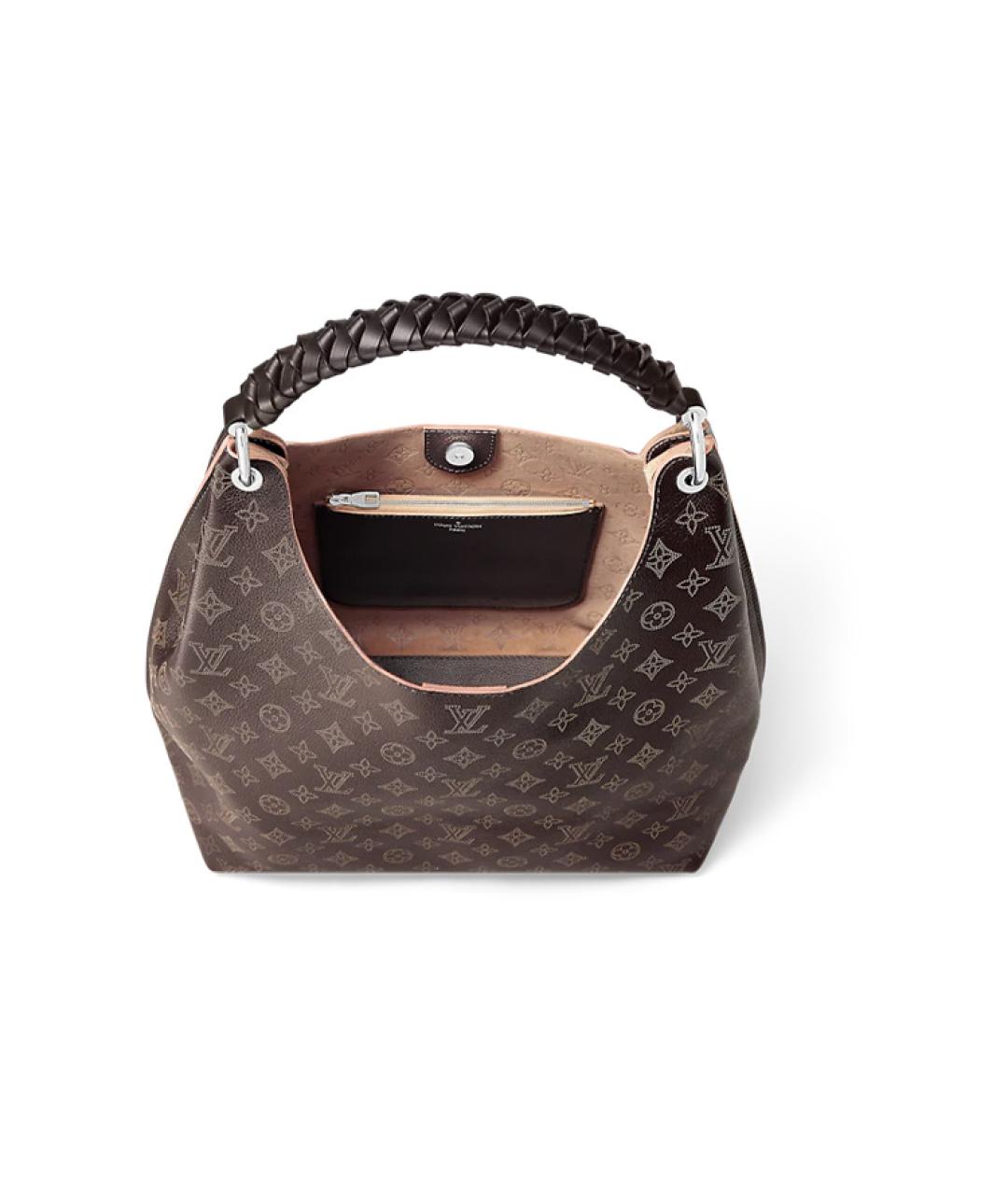 LOUIS VUITTON Коричневая сумка с короткими ручками, фото 4