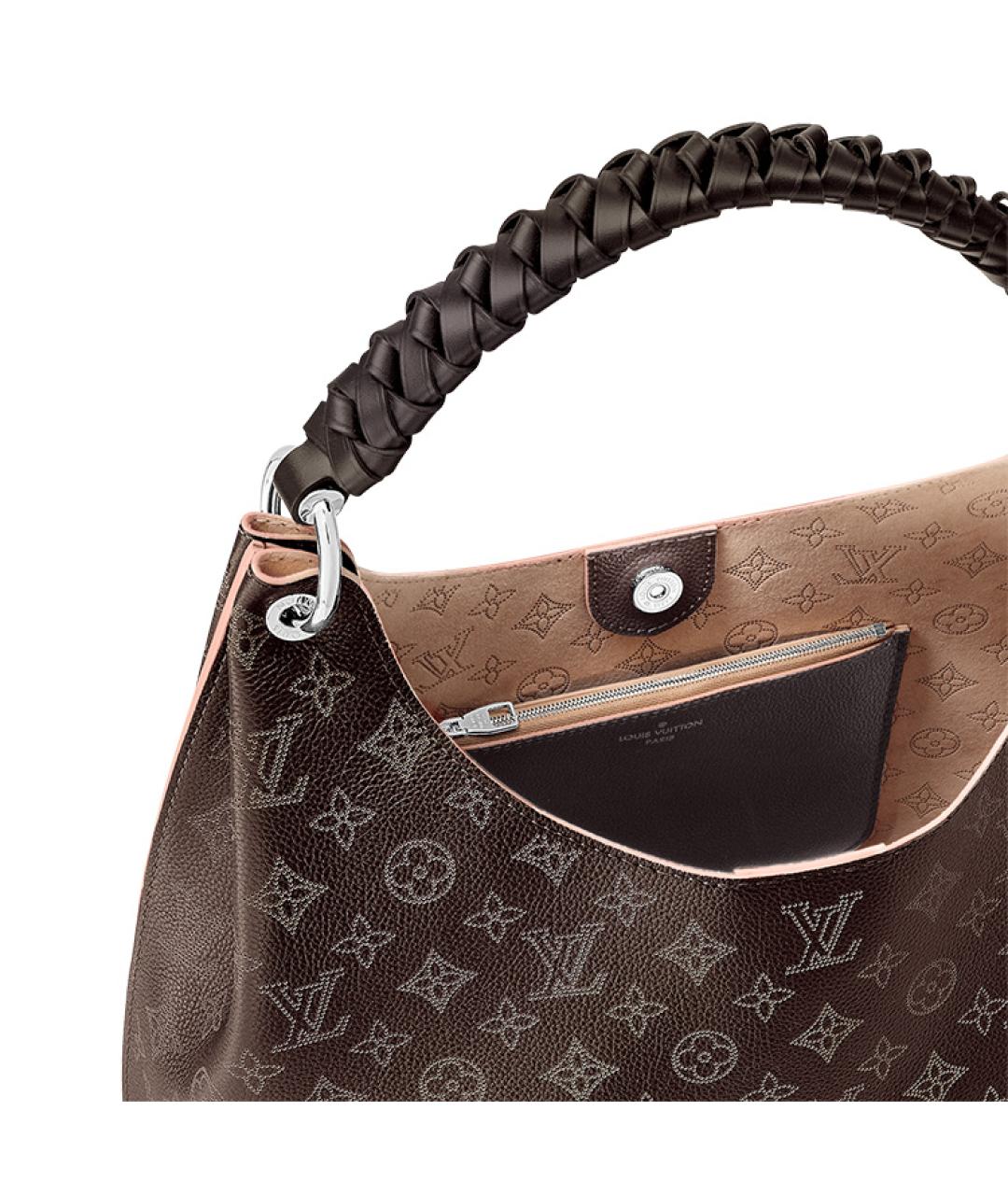 LOUIS VUITTON Коричневая сумка с короткими ручками, фото 6