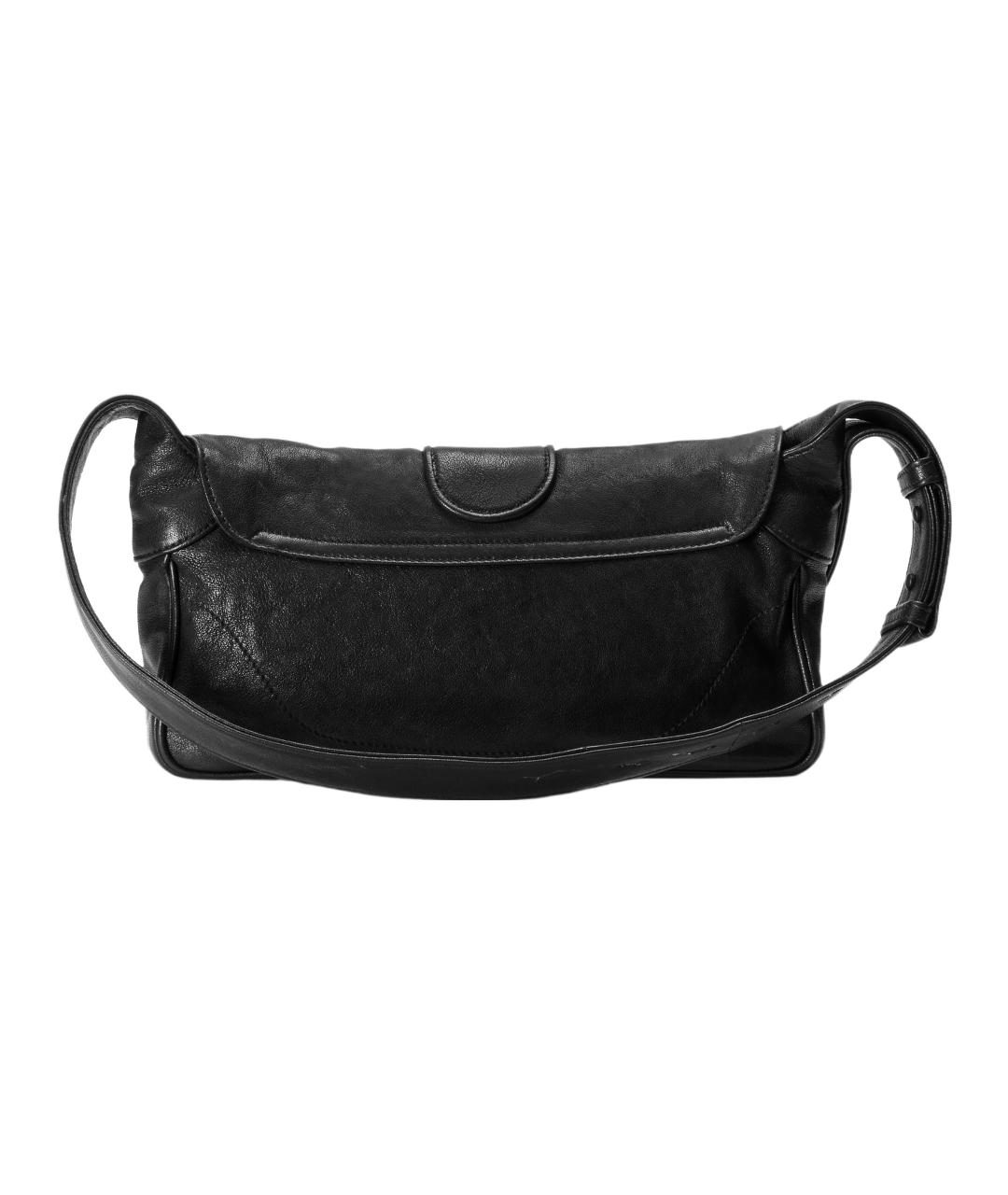 GUCCI Черная кожаная сумка через плечо, фото 4