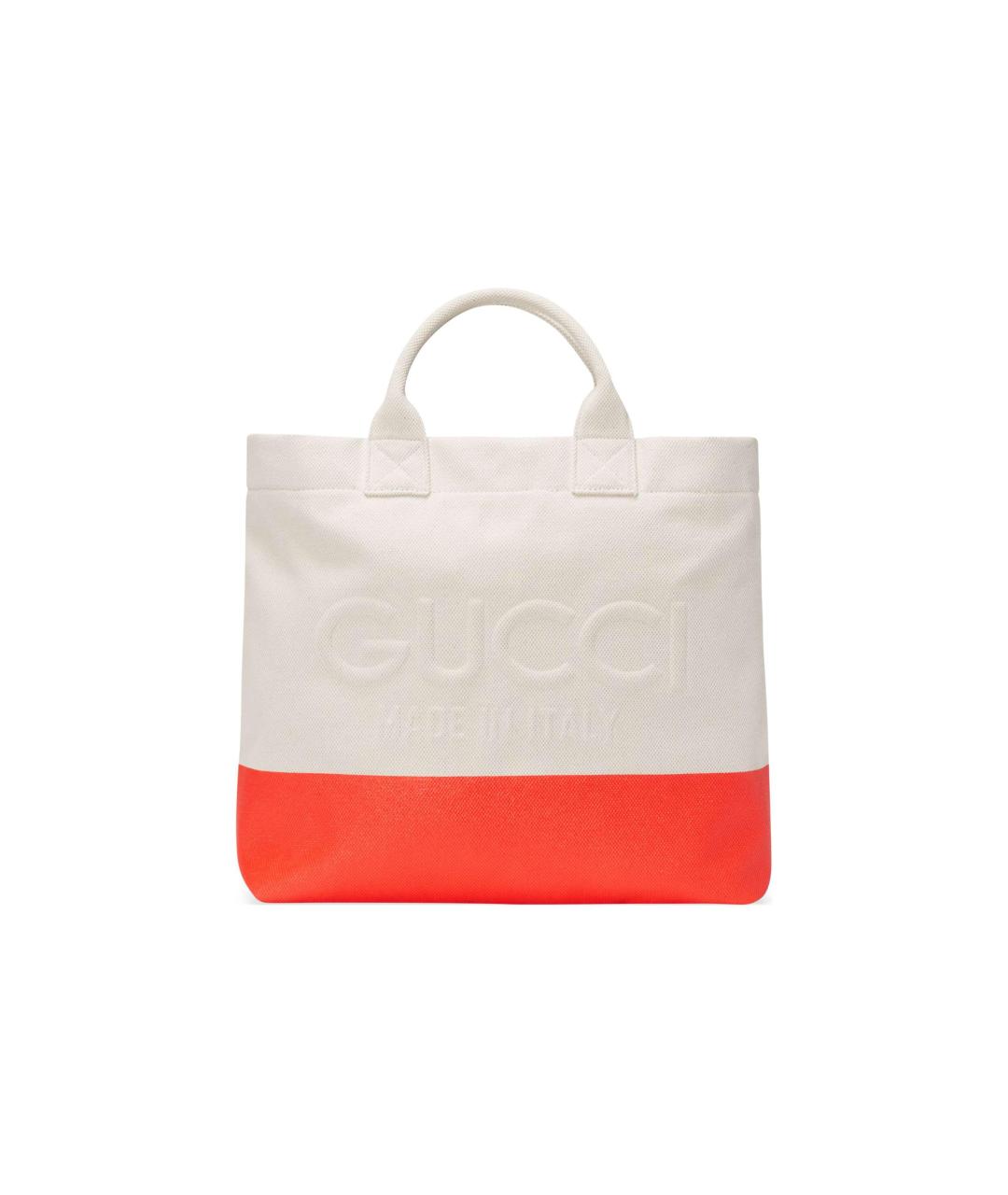 GUCCI Белая сумка тоут, фото 1