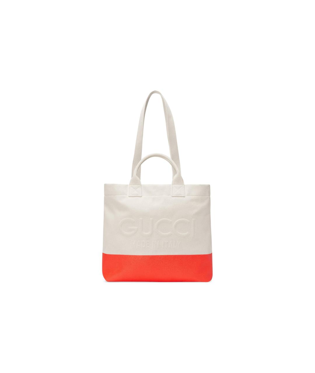 GUCCI Белая сумка тоут, фото 8