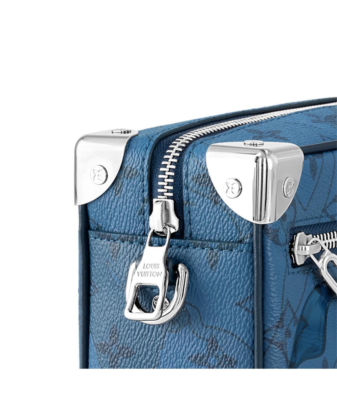 LOUIS VUITTON Синяя сумка на плечо, фото 5