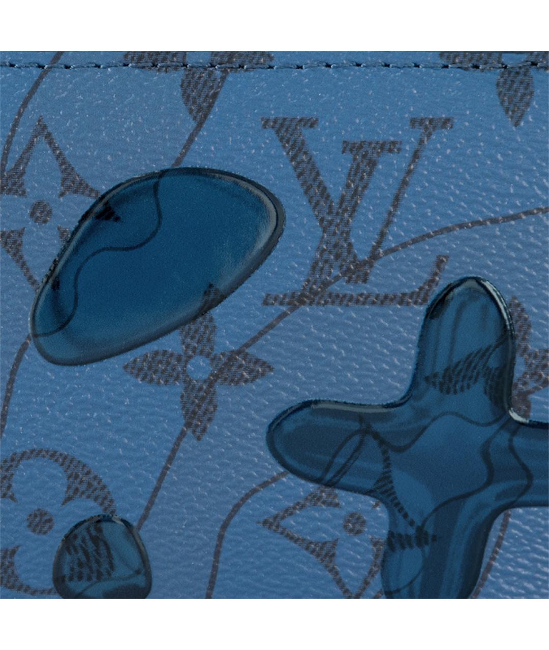 LOUIS VUITTON Синяя сумка на плечо, фото 6