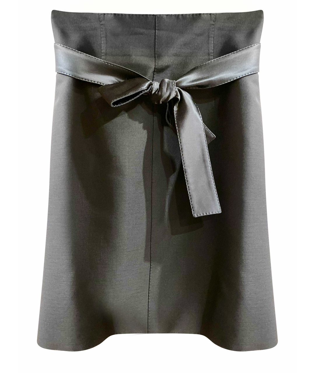 LOUIS VUITTON PRE-OWNED Черная шерстяная юбка миди, фото 1