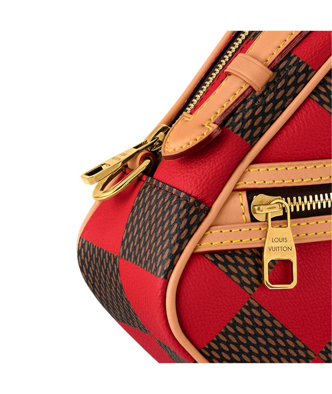 LOUIS VUITTON Красная сумка через плечо, фото 6