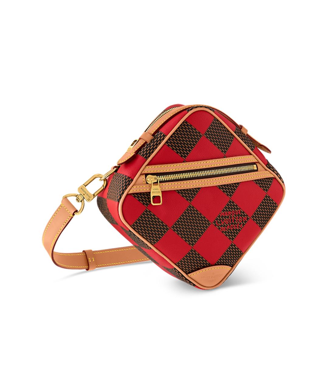 LOUIS VUITTON Красная сумка через плечо, фото 2
