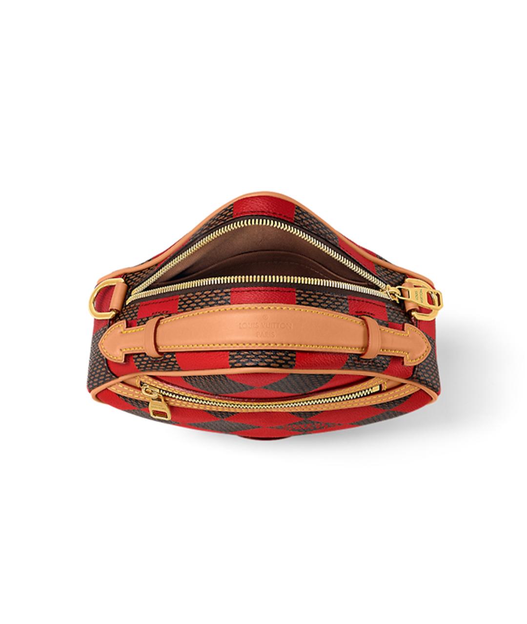 LOUIS VUITTON Красная сумка через плечо, фото 4