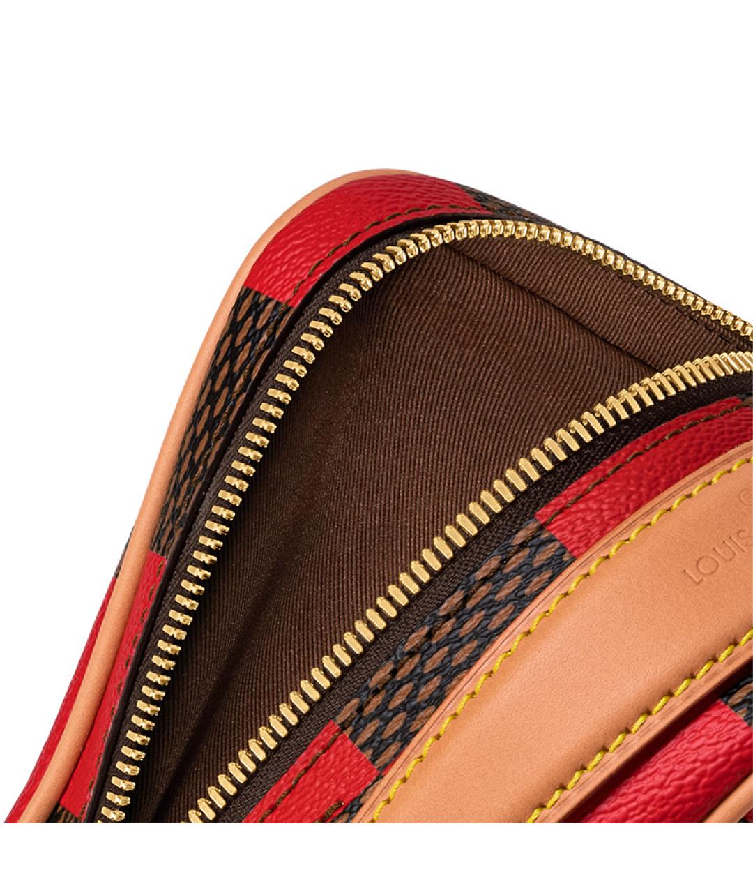 LOUIS VUITTON Красная сумка через плечо, фото 5