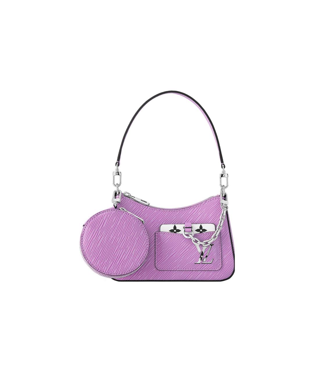 LOUIS VUITTON Фиолетовая сумка через плечо, фото 1