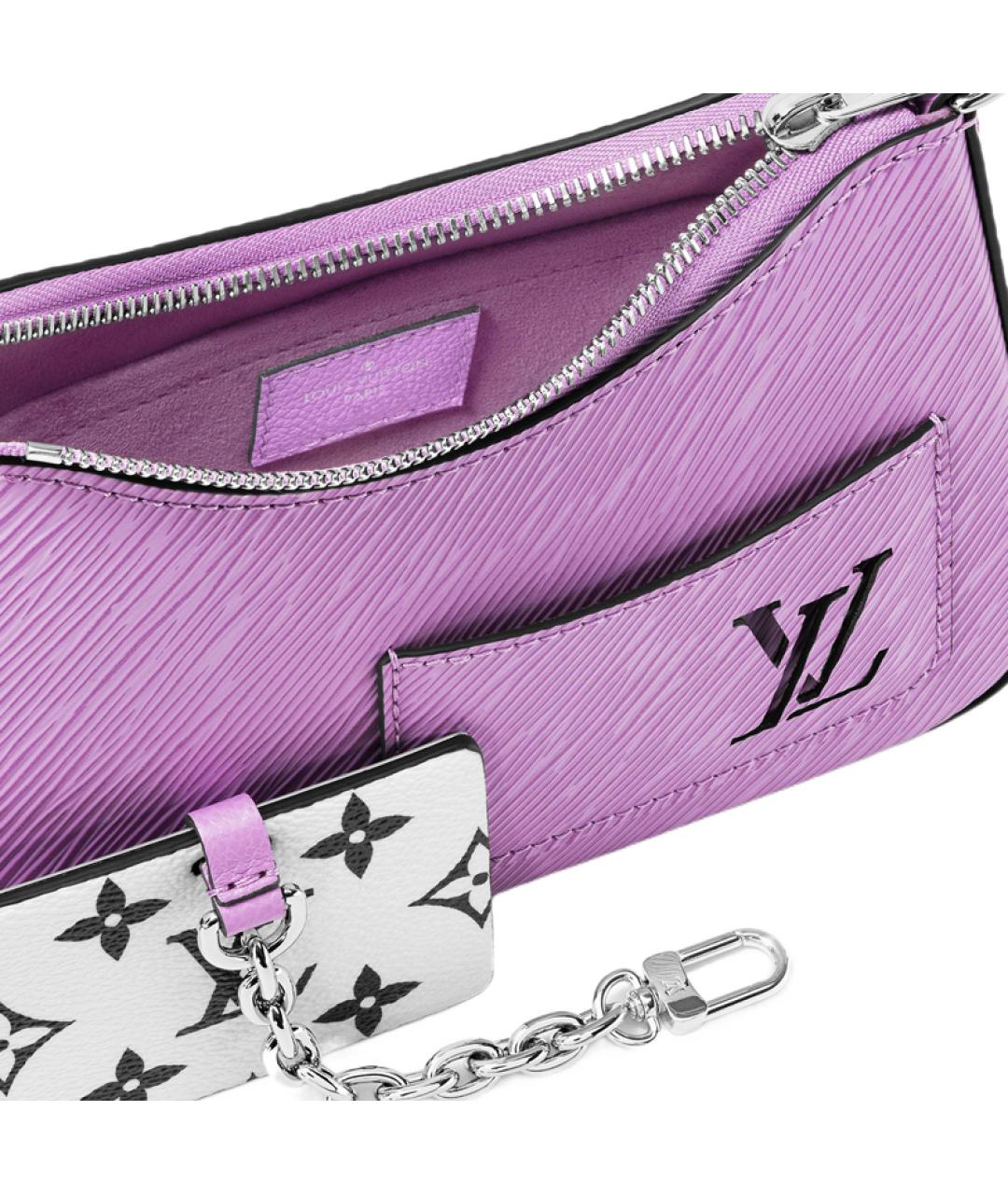 LOUIS VUITTON Фиолетовая сумка через плечо, фото 5