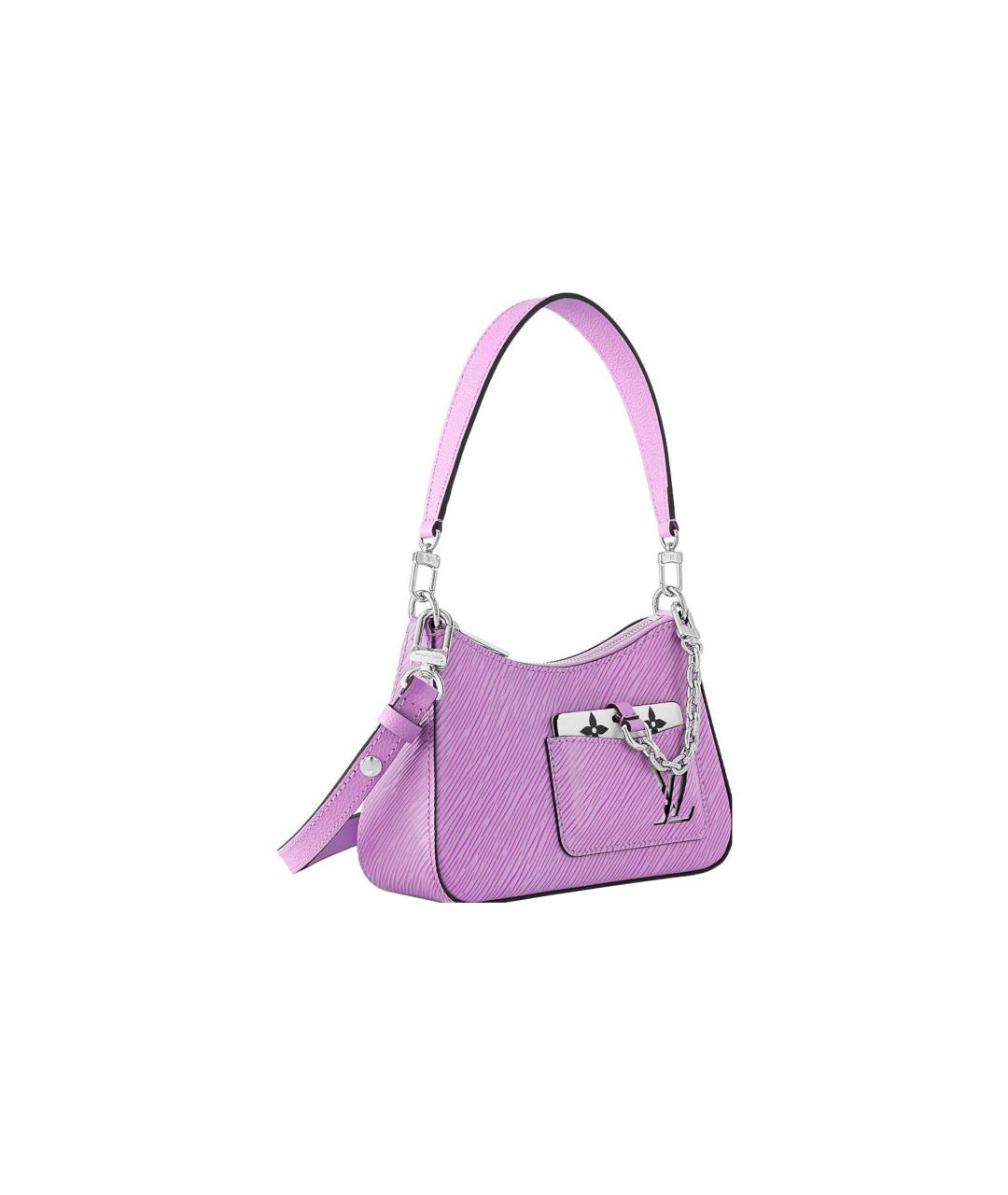LOUIS VUITTON Фиолетовая сумка через плечо, фото 2