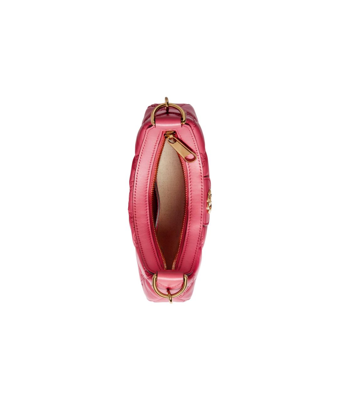 GUCCI Розовая кожаная сумка через плечо, фото 8