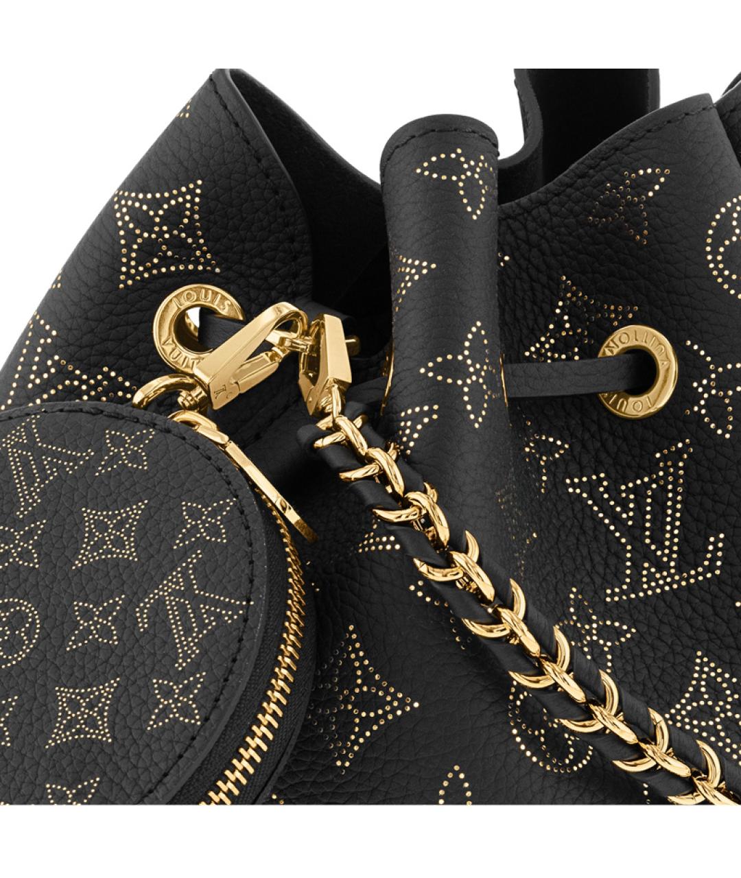 LOUIS VUITTON Черная сумка с короткими ручками, фото 6