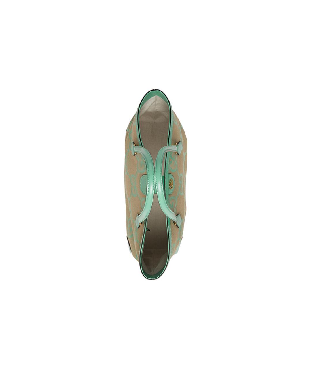 GUCCI Салатовая сумка с короткими ручками, фото 6