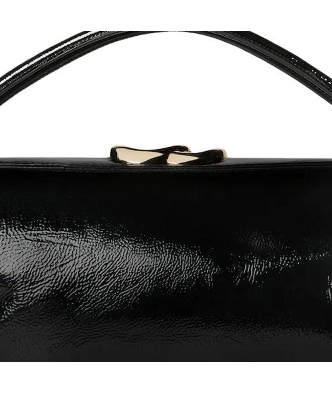 GUCCI Черная кожаная сумка с короткими ручками, фото 8