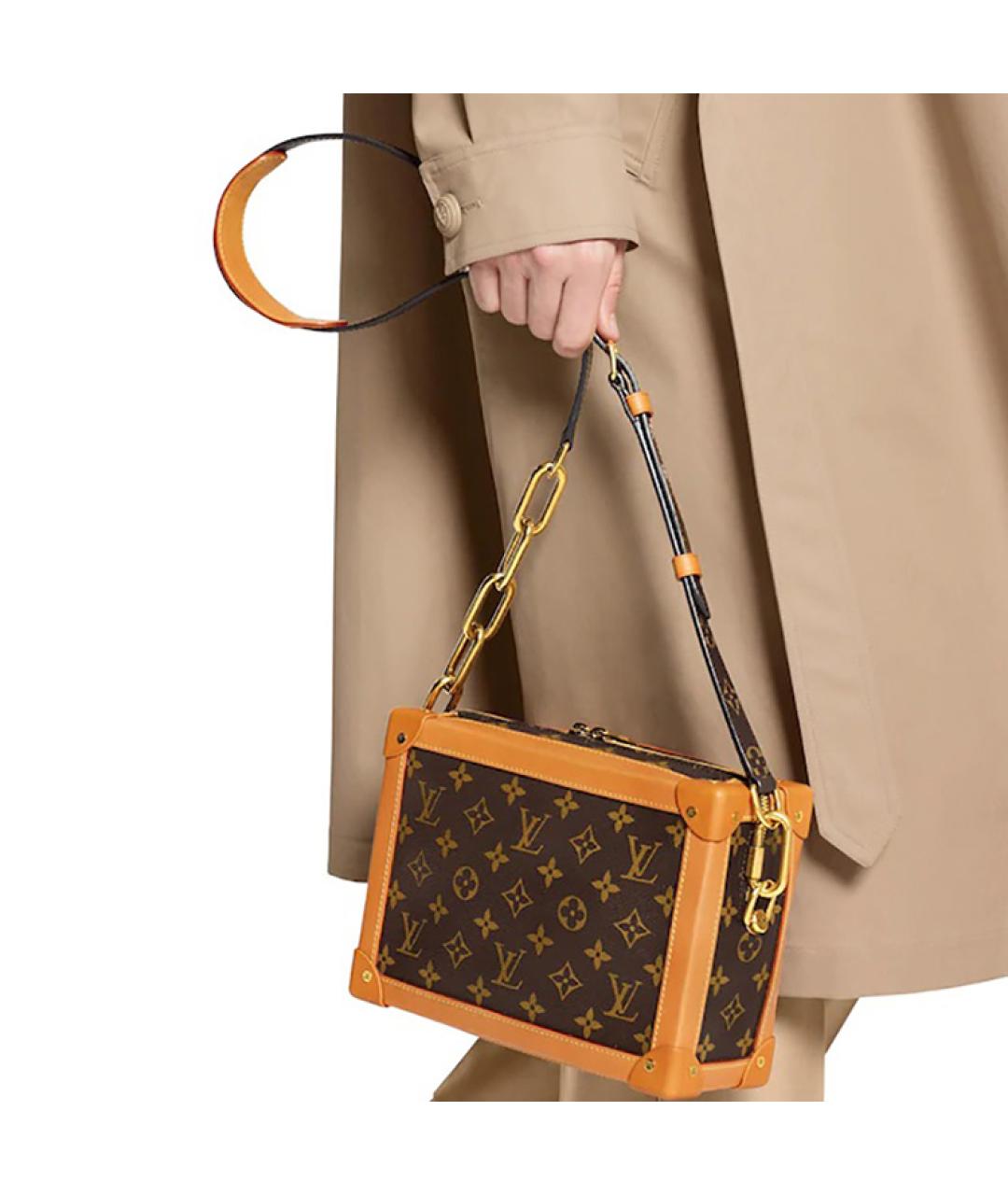 LOUIS VUITTON Коричневая сумка на плечо, фото 6