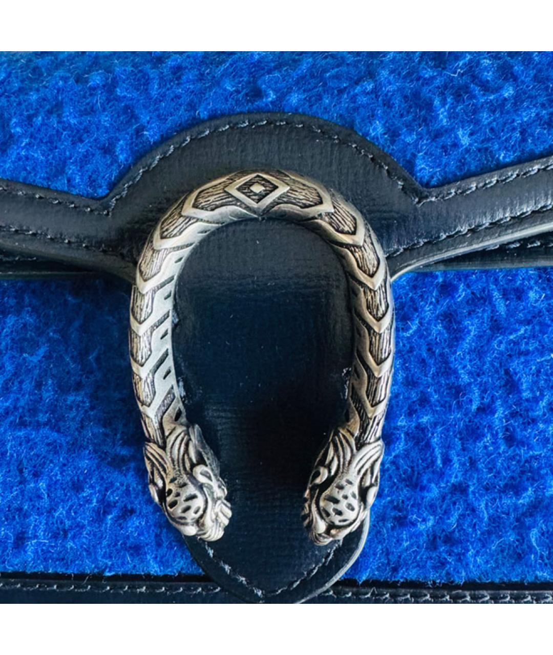 GUCCI Синяя сумка через плечо, фото 3