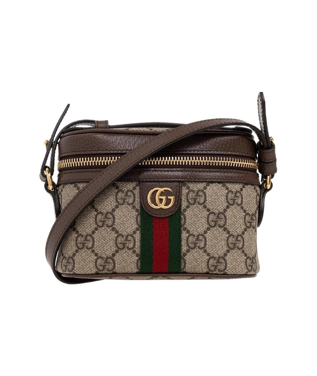 GUCCI Коричневая сумка через плечо, фото 1