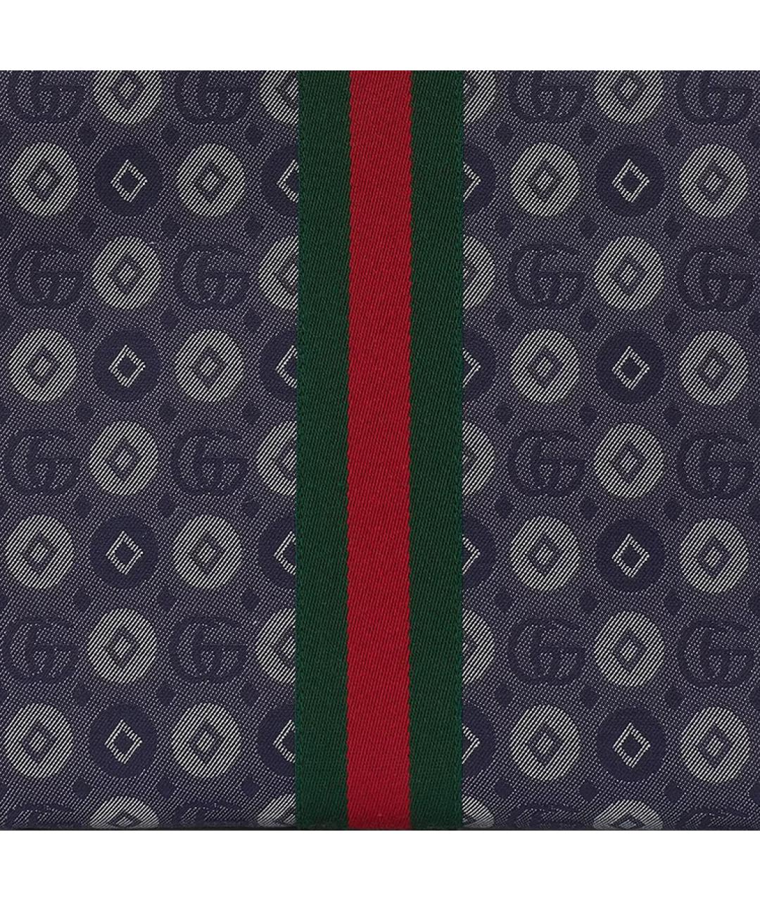 GUCCI Темно-синяя сумка с короткими ручками, фото 8