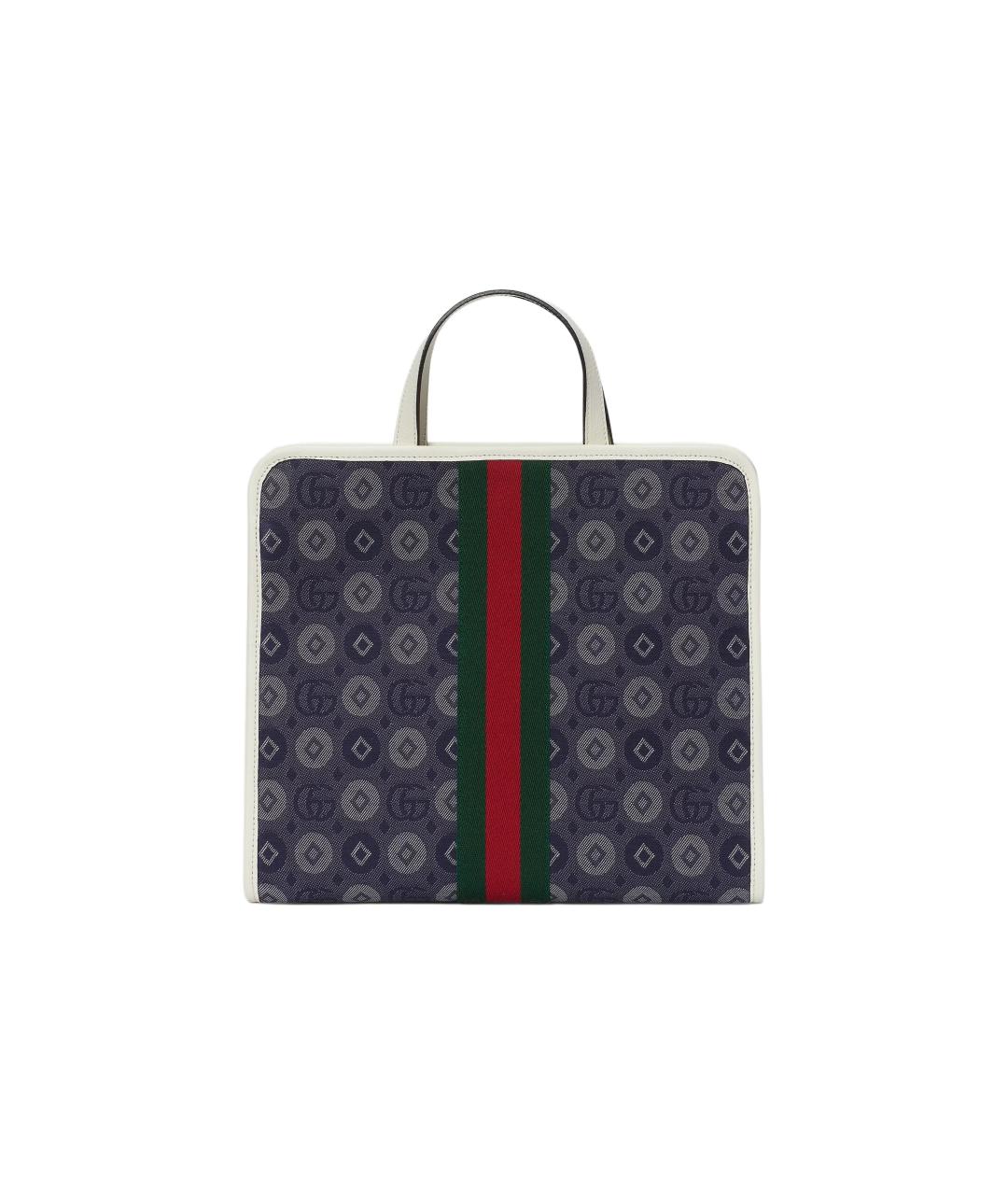 GUCCI Темно-синяя сумка с короткими ручками, фото 1