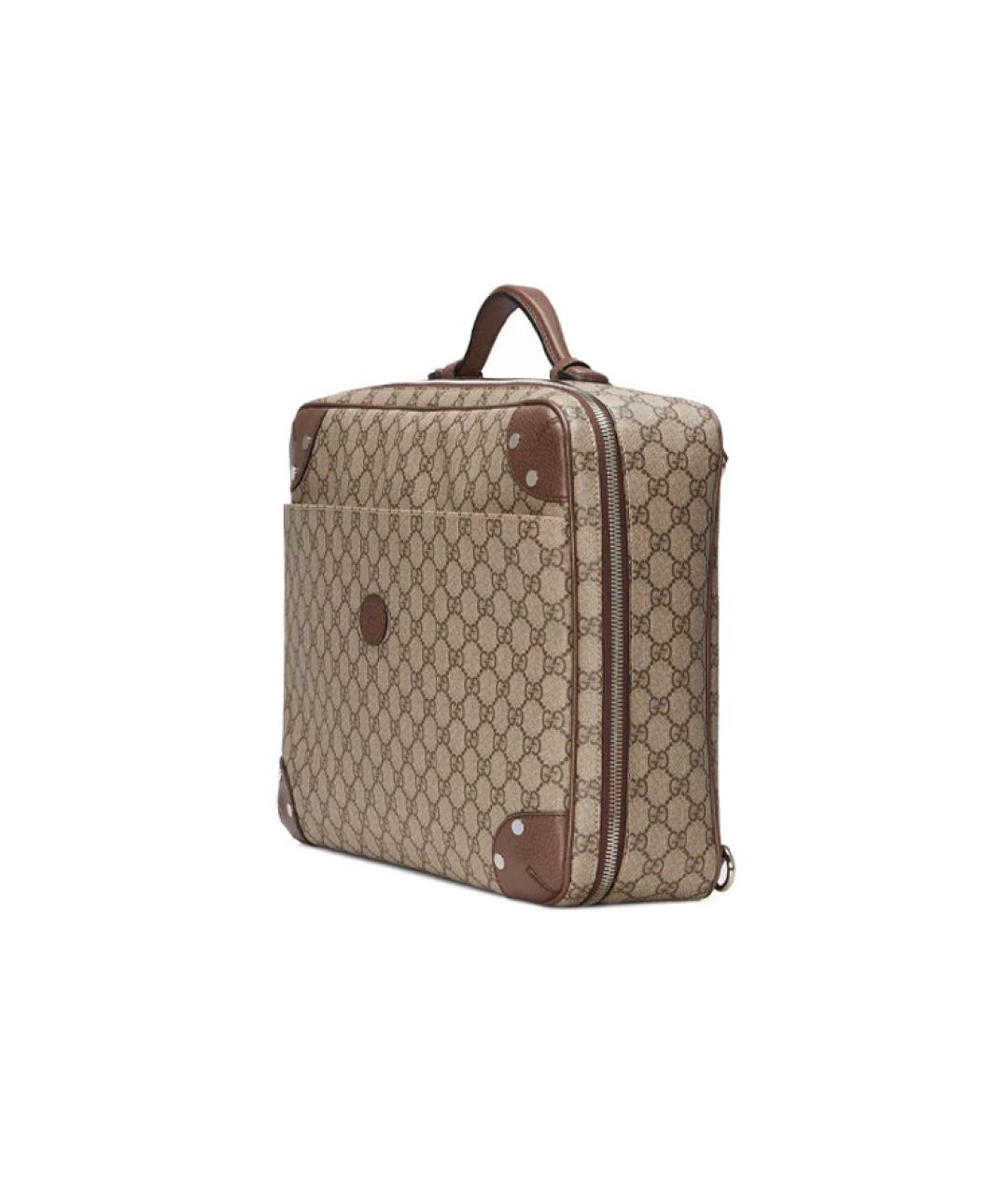 GUCCI Бежевая сумка с короткими ручками, фото 2