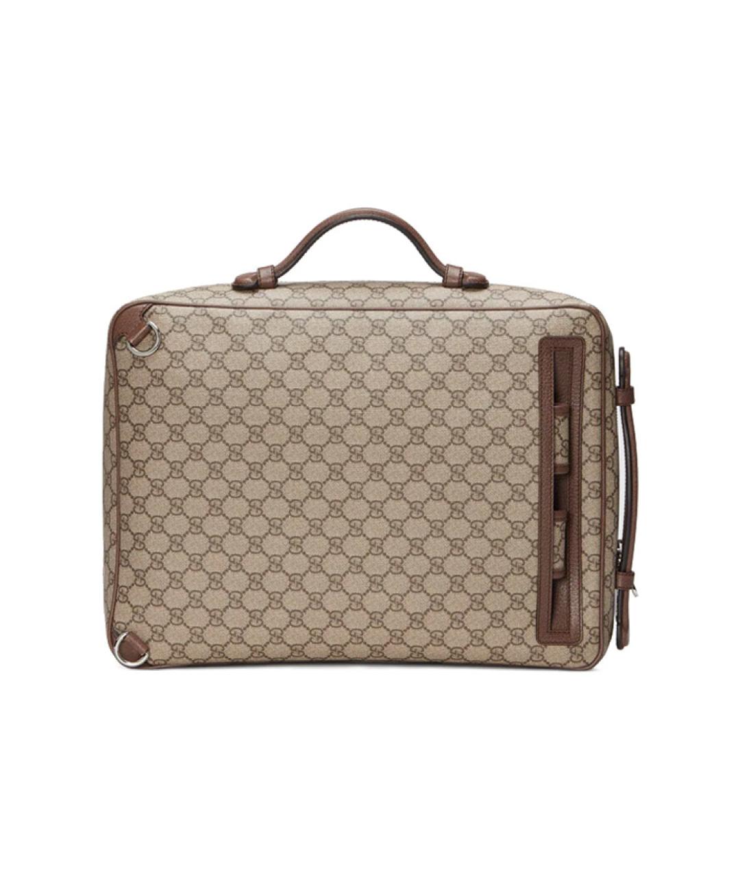GUCCI Бежевая сумка с короткими ручками, фото 3