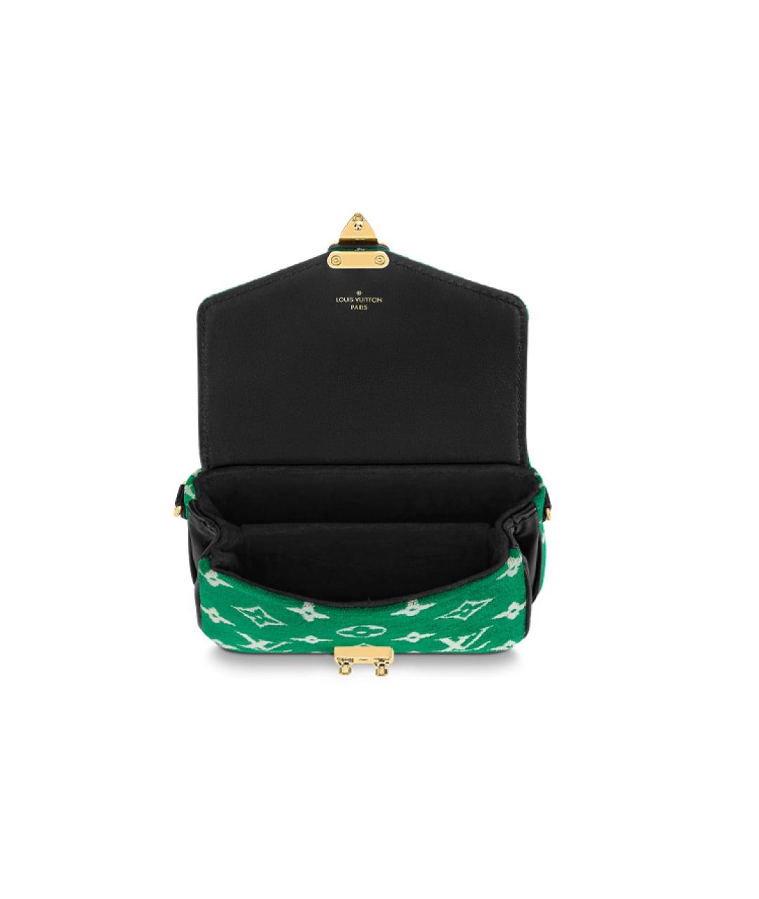 LOUIS VUITTON Зеленая сумка через плечо, фото 4