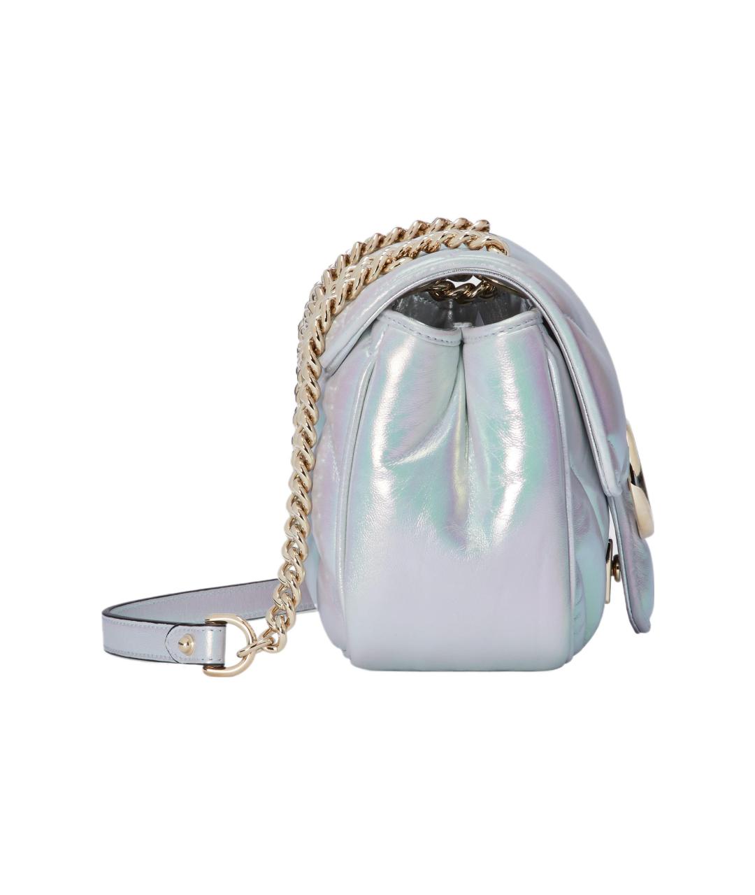 GUCCI Серебряная сумка через плечо, фото 4