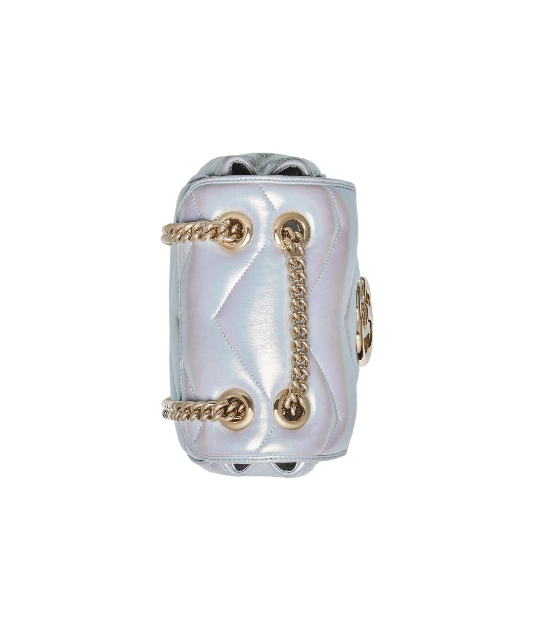 GUCCI Серебряная сумка через плечо, фото 5