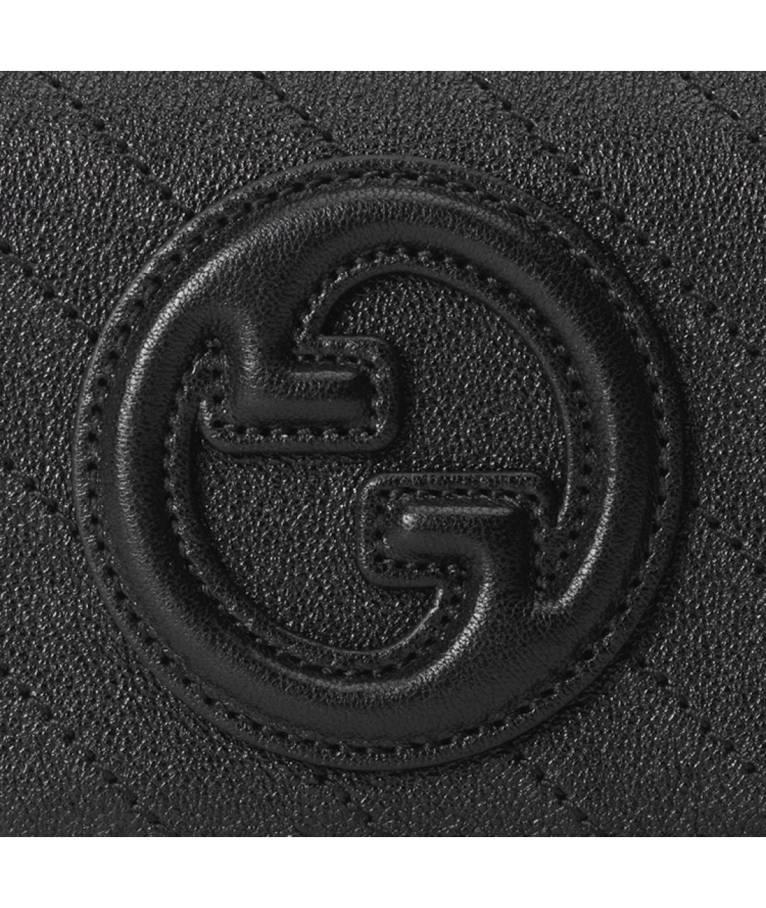 GUCCI Черный кожаный кардхолдер, фото 7