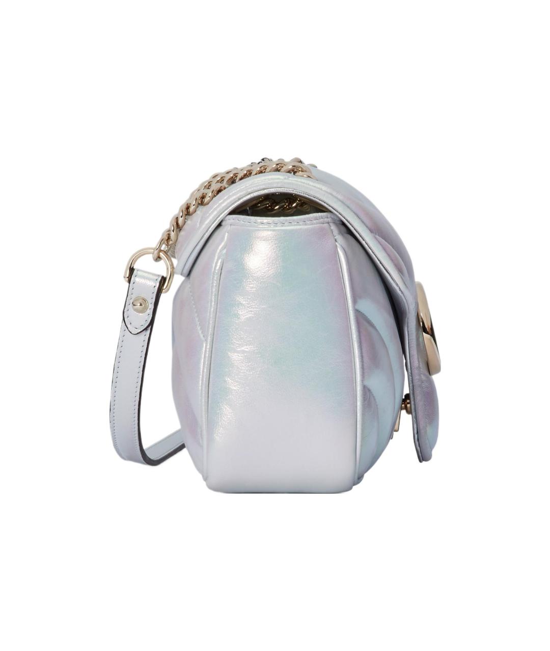 GUCCI Серебряная сумка через плечо, фото 4