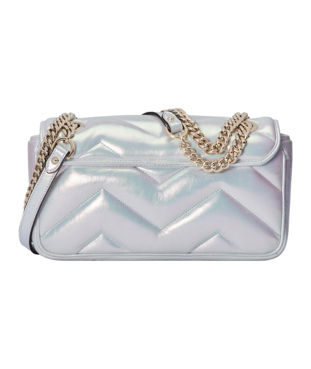 GUCCI Серебряная сумка через плечо, фото 5