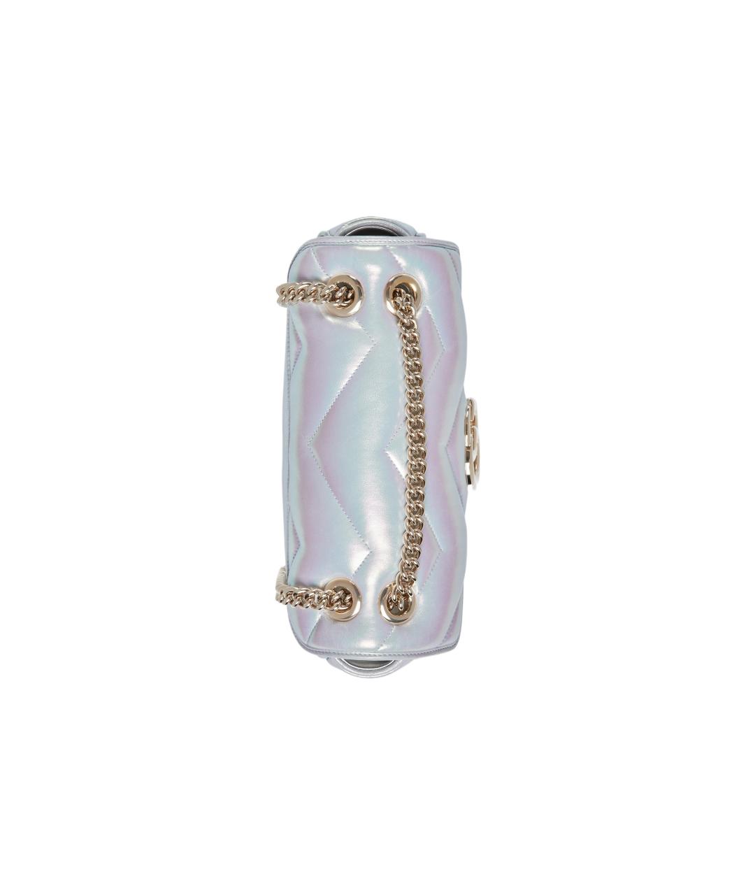 GUCCI Серебряная сумка через плечо, фото 7