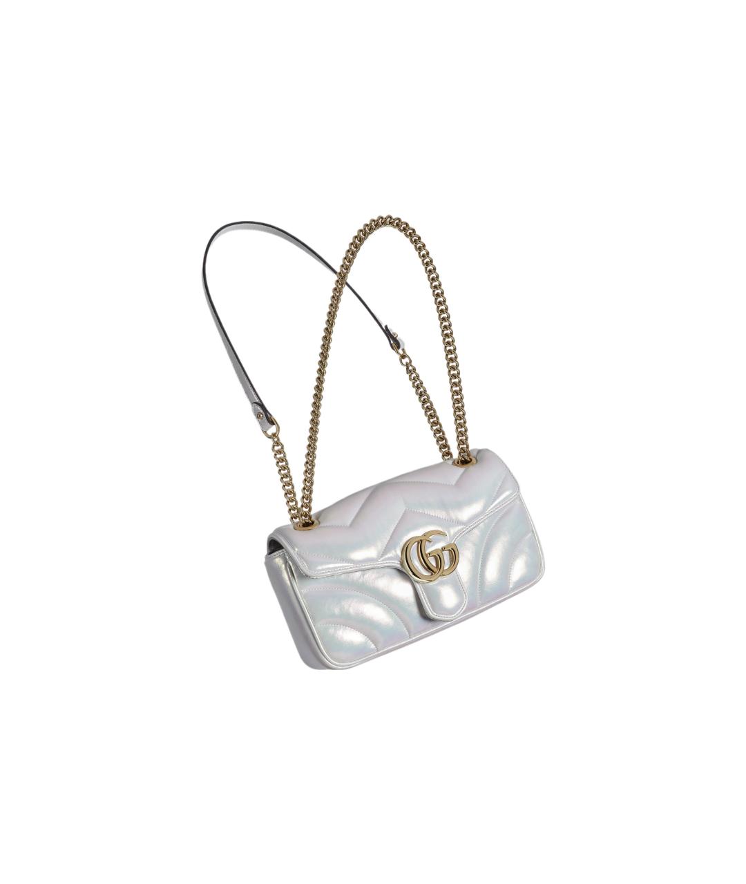 GUCCI Серебряная сумка через плечо, фото 2