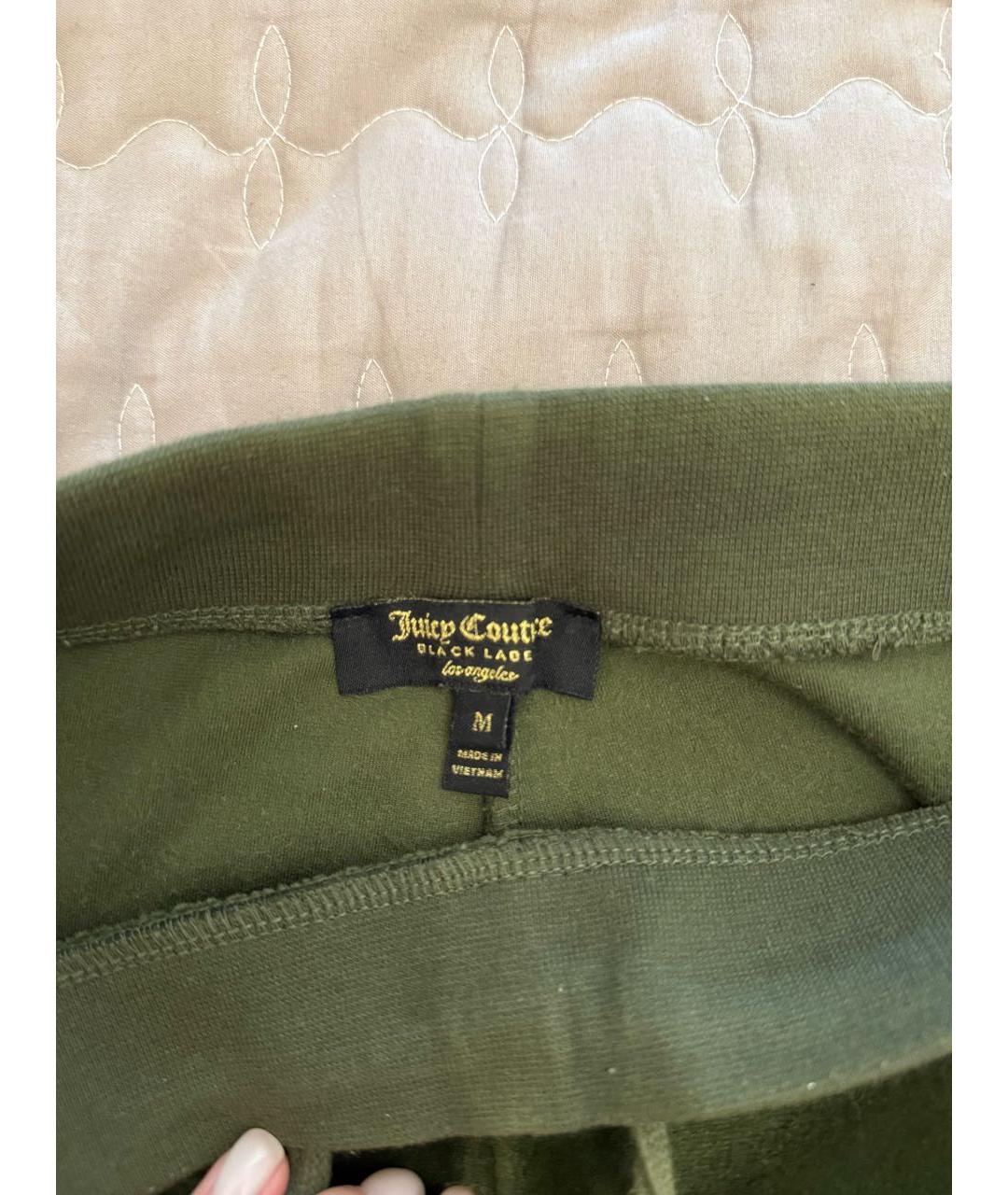 JUICY COUTURE Хаки бархатный спортивные костюмы, фото 7